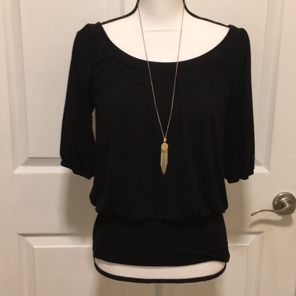 ❤️INC short sleeve banded shirt - Sz S Like new!